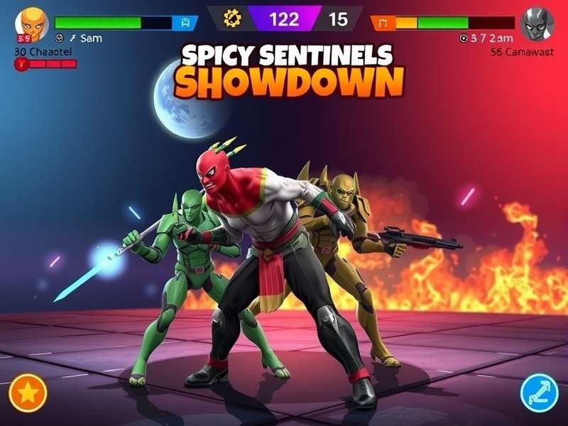 Spicy Sentinels Showdown Gameplay